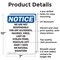 Signmission Safety Culture Sign, 7 in Width, Aluminum, Rectangle OS-2PACK-NS-A-710-V-16881 - alternate 4